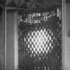 Baptistry window showing lighter glass panels in centre
