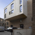 Projecting bay with untreated larch board cladding