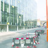 Elevation- the main floors appear to rest on Alsop-esque legs