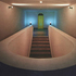 Theatre foyer- steps lead to ramp