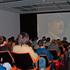 The gallery in use as a cinema