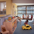 A quiet bay which is also used by the children for play and storage