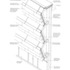 Isometric sketch of south facade