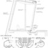 Working detail: Key plan of foyer and section through foyer glazing