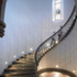 The new stair works with George Gilbert Scott’s original to create a vertical circulation route that loops through the building