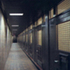 Custody area, male cells